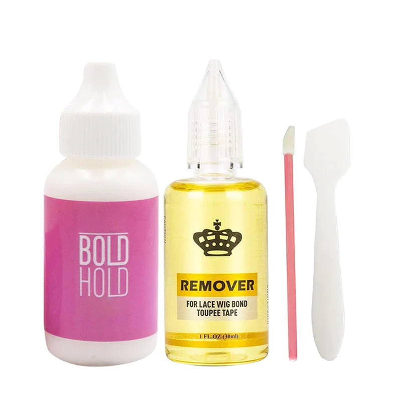 Ultimate Wig Adhesive Kit: Bold Hold Lace Glue, Waterproof Adhesive, Hair Wax Stick & Remover