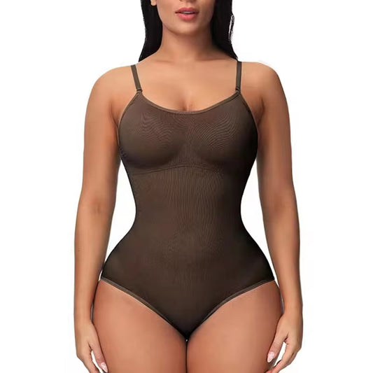 Women's Shapewear Bodysuit Tummy Control Body Shaper Seamless Sculpting Snatched Waist Body Suit