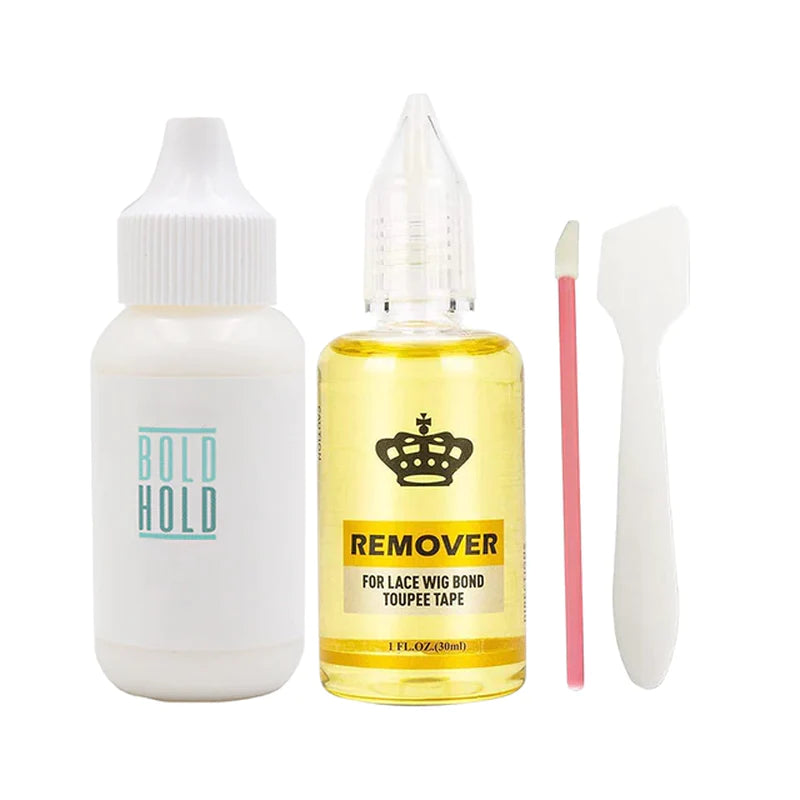 Ultimate Wig Adhesive Kit: Bold Hold Lace Glue, Waterproof Adhesive, Hair Wax Stick & Remover