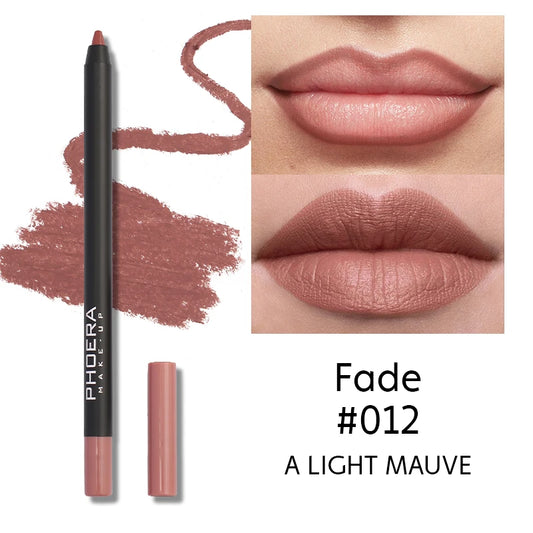 13 Colors Lip Liner Pen Lipstick Fog Surface Matte Waterproof Lipstick Pen Wooden Lip Liner Pencil Women Makeup